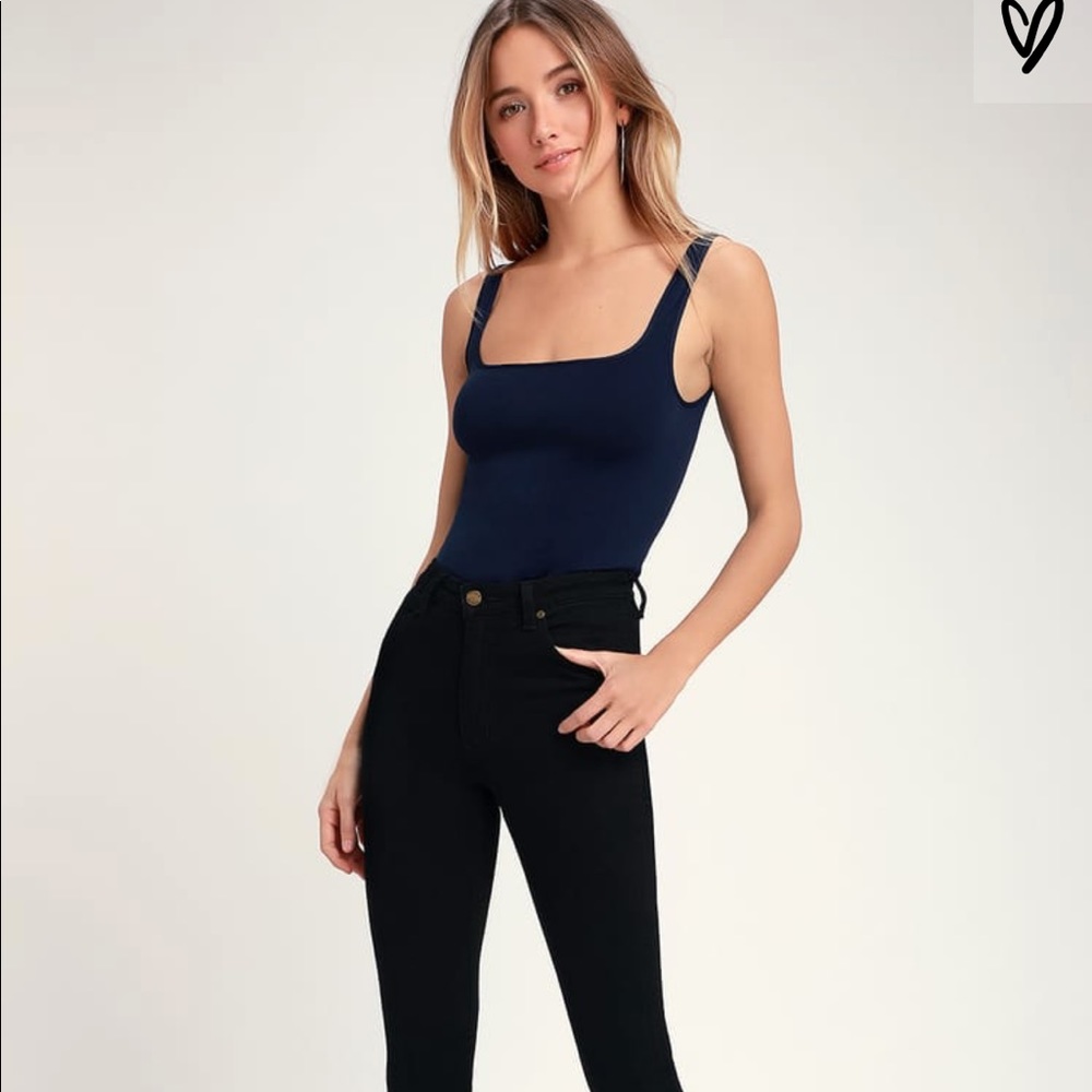 Lulus navy tank top